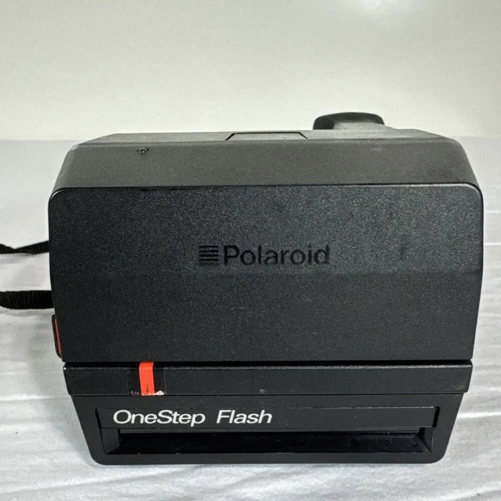 Polaroid Onestep Flash 600 Vintage Instant Film Camera Red Stripe